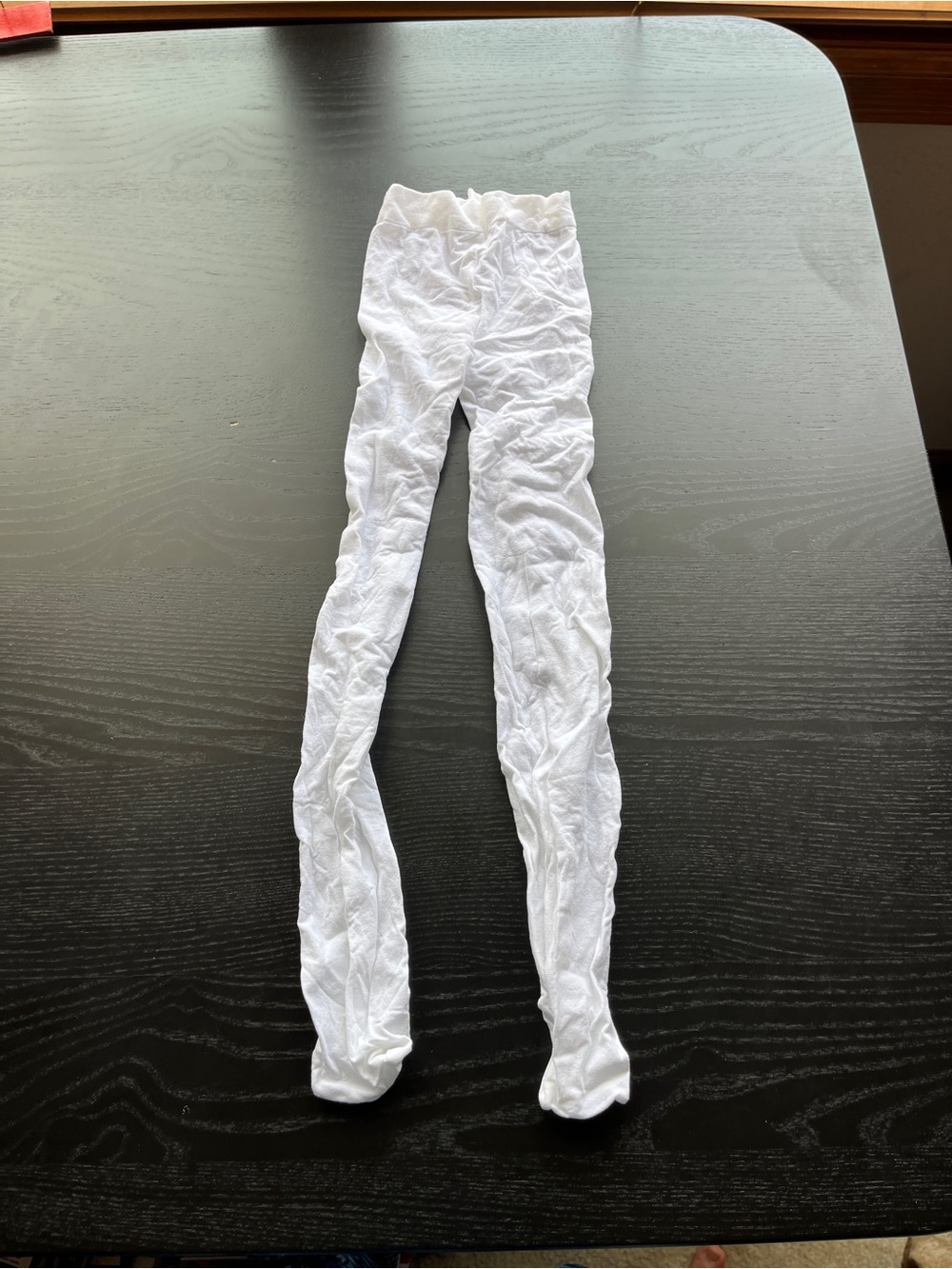 Kids White Tights - Soft Cotton Blend